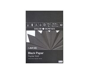 Daler-Rowney Canford Carnet de papier Format A3 (Noir)