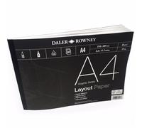 Daler Rowney - Configuration Papier Coussin - 45gsm - 80 Pages - A3/A4 -