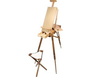 Daler Rowney Cornwall - Chevalet de campagne 56 x 11.5 x 26cm avec tabouret