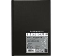 Daler Rowney Ébène Artiste Carnet de Croquis - A5 Portrait - 54 Pages - Noir