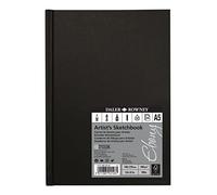 Daler Rowney Ebony - Carnet de croquis couverture rigide 62 feuilles A5 - 150g/m²