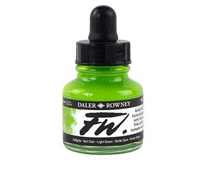 Daler - Rowney FW 29.5ml Art Bouteille d'encre acrylique - clair Vert