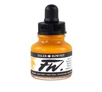 Daler - Rowney FW 29.5ml Art Bouteille d'encre acrylique - Indian Jaune