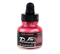 Daler - Rowney FW 29.5ml Bouteille d'encre acrylique effet perle- Hot Mama Rouge
