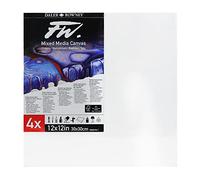 Daler Rowney FW - Pack de 4 châssis multi-techniques surface rigide 30 x 30 cm