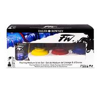 DALER ROWNEY - FW - Set de medium de lissage (130ml) et d'encres (3 x 29,5 ml)