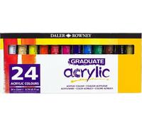 Daler Rowney Graduate Acrylic Paint Set 24 x 22 ml