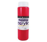 Daler Rowney Graduate Bouteille de peinture acrylique 500 ml Rouge primaire