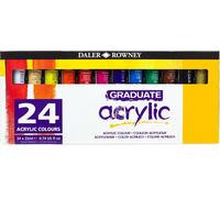 Coffret Peinture acrylique Daler Rowney - 24 x 22 ml G