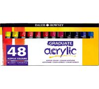 Coffret Peinture acrylique Daler Rowney - 48 x 22 ml G