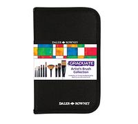 Daler Rowney Graduate - Etui zippé de 10 pinceaux synthétiques