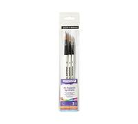 Daler Rowney Graduate - Set 3 pinceaux synthétiques ronds