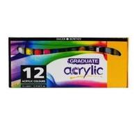 Daler Rowney Graduate - Set peinture acrylique 10 tubes 38ml - Sélection