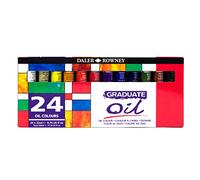 Daler-Rowney Graduate - Set peinture à l'huile 24 tubes 22ml