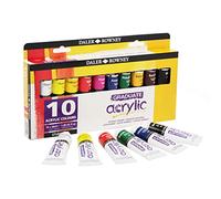 Daler Rowney Graduate - Set peinture acrylique 10 tubes 38ml - Sélection