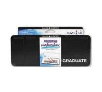 Daler Rowney – Set aquarelle Graduate, 36 demi-godets, 1 pinceau, 1 crayon graphite