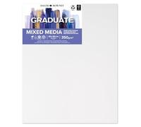 Daler-Rowney Graduate Toile en polycoton, grain fin, 350 g/m², cadre de 20 mm, 40 x 50 cm, blanc, étudiants en art et amateurs, 1 pièce