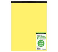 Daler Rowney Graduate Value Lot de 2 blocs de 30 feuilles A3 150 g Couleurs assorties