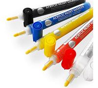 Daler Rowney Lot de 5 marqueurs peinture acrylique 2 mm