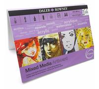 Daler Rowney Mélange Media Peinture Art Board Toile - 10 X A4 Pages - Fait En GB