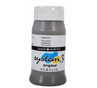 Daler Rowney System 3 - Peinture Acrylique 500 ML Color Gris