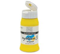 Daler Rowney – Peinture acrylique Système 3 – Jaune citron (651) – 500 ml