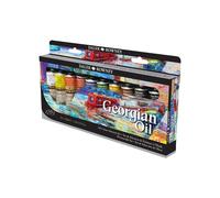 Daler-Rowney Set de sélection de peinture à l'huile géorgienne, 10 x 38 ml
