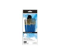 Daler Rowney – Lot de 10 pinceaux Simply pour aquarelle – ronds, script, oval wash