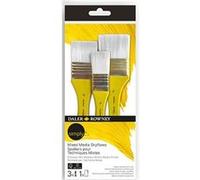 Daler Rowney Simply Mixed Media - Lot de pinceaux - 3 parties - brosse - taille : 1" , 1 1/2, 2" G