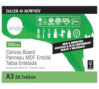 Daler Rowney Simply - Panneau MDF entoilé A3 300g/m²