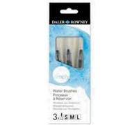 Daler Rowney Simply - Set 3 pinceaux à réservoir