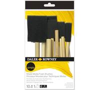 Daler Rowney Simply - Set 10 pinceaux mousse Mixed Media