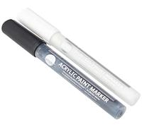 DALER-ROWNEY Simply - Set 2 marqueurs acryliques noir et blanc
