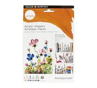 Daler-Rowney Simply - Set D'Activité Thématique Fleurs - Peinture Acrylique