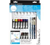 Daler Rowney Simply Set de peintures à l'eau 12 x 12 ml