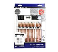 Daler Rowney – Set de crayons Esquisse pour croquis – 40 pièces