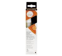 Daler Rowney Symply - Set 2 markers de peinture acrylique noir et blanc