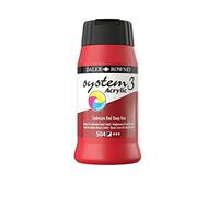 Daler Rowney System 3 Acrylic Colour 500ml Tubs by Cadmium Red Deep (Hue)