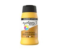 Daler Rowney System 3 Acrylic Colour 500ml Tubs by Cadmium Yellow Deep (Hue)
