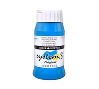 Daler Rowney System 3 Acrylic Colour 500ml Tubs by Coeruleum Blue (Hue)