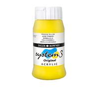 Daler Rowney System 3 - Peinture Acrylique 500 ML Jaune Primaire
