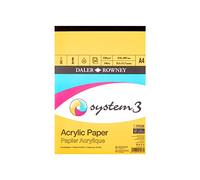 Daler Rowney System3 - Bloc acrylique 20 feuilles A4 - 230g/m²