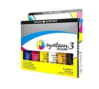 Daler-Rowney System3 - Set peinture acrylique 6 tubes 59ml - Méthode