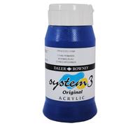 Daler Rowney Système 3 Original Peinture Acrylique 500ml Pots - 45 Couleurs