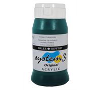 Daler Rowney Système 3 Original Peinture Acrylique 500ml Pots - 45 Couleurs