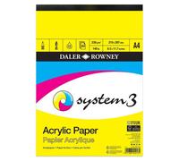 Daler Rowney Bloc acrylique System3 20 feuilles A4 230 g/m²