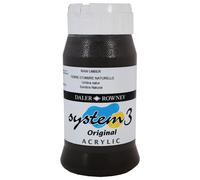 Daler Rowney Système 3 Peinture Acrylique Brut Ombre (500ml)