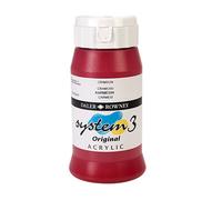Daler Rowney Système 3 Peinture Acrylique Cramoisi (500ml)
