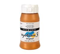Daler Rowney Système 3 Peinture Acrylique Riche Doré (500ml)