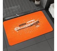 DALEXHM Tapis de Bain 40x60 cm, antidérapant,Doux,Absorbant l'eau,en Microfibre,pour la Salle de Bain,Lavable en Machine,Lettrage d'avion Vintage pour Impression. Affiche d'avion Old School. Design d